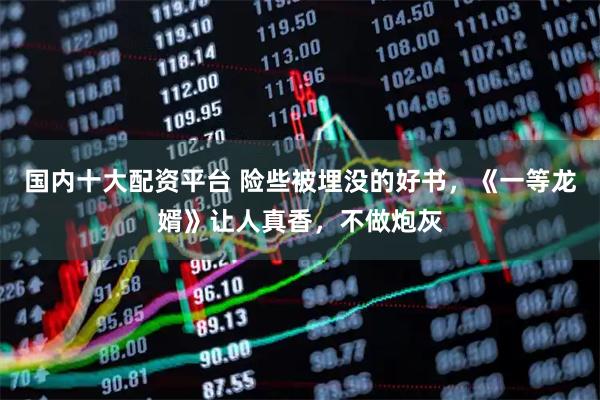 国内十大配资平台 险些被埋没的好书，《一等龙婿》让人真香，不做炮灰