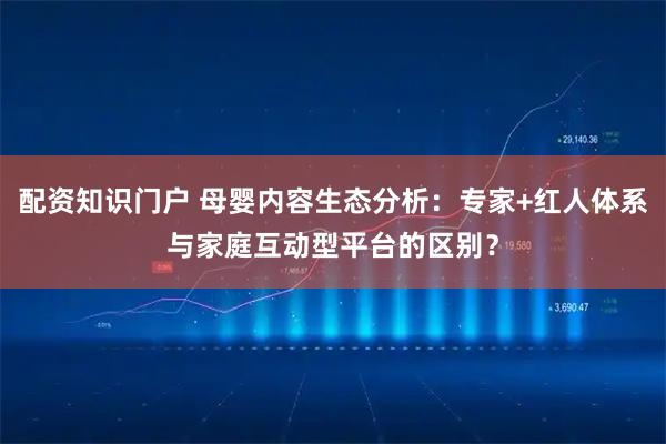 配资知识门户 母婴内容生态分析：专家+红人体系与家庭互动型平台的区别？
